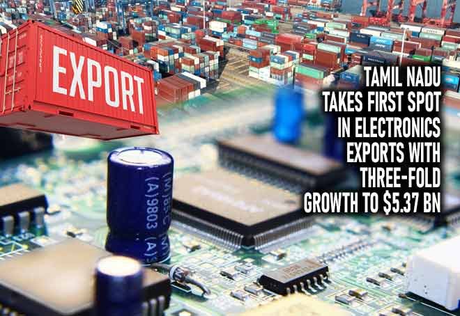 Tamil Nadu Targets $12 Billion in Electronics Exports This Fiscal Year