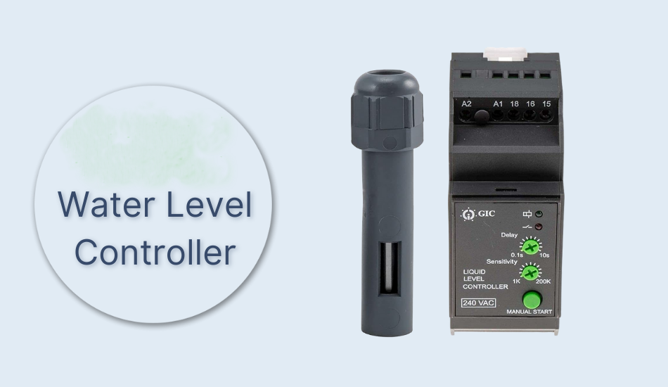 What are the benefits of using electronic liquid level controllers over traditional mechanical float switches?