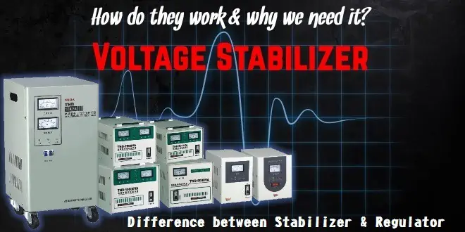 How do voltage stabilizers improve the efficiency of electrical systems?