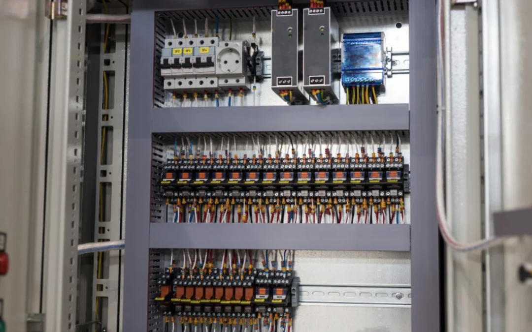 How does the design of control panels impact the efficiency of electrical systems?