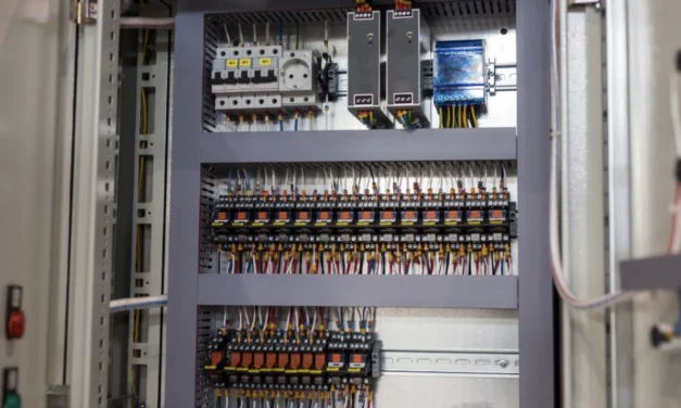 How does the design of control panels impact the efficiency of electrical systems?