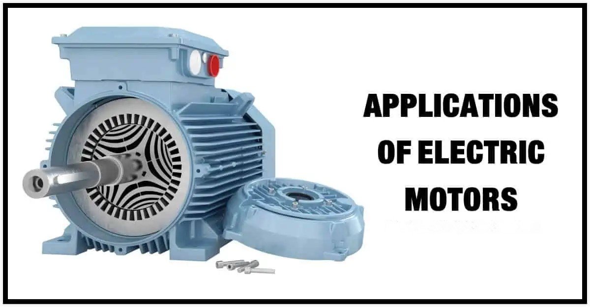 How does the design of electric motors affect their application in specific industries?