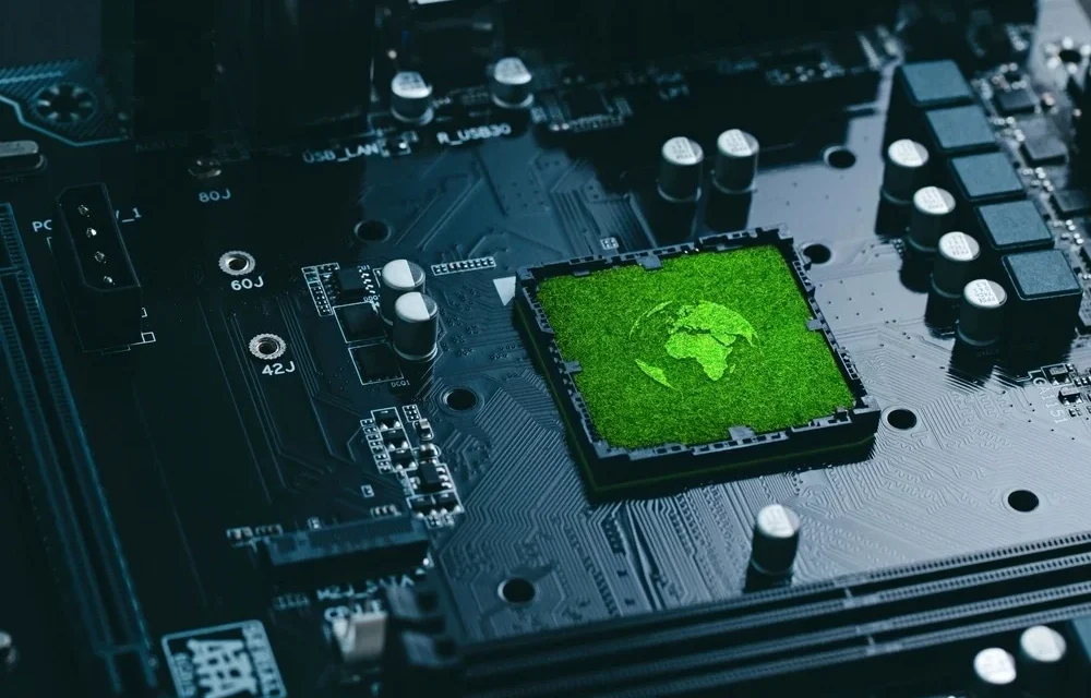 What are the environmental and sustainability concerns associated with semiconductor production?