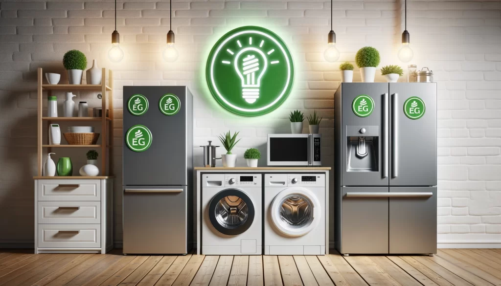 How do electrical appliances contribute to sustainability?