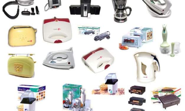 What are the most common types of electrical appliances used in households?