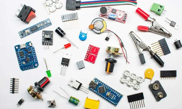  What are the most common electronic components found in mobile phones?