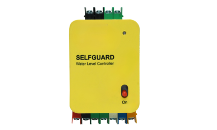 How do electronic liquid level controllers improve safety in industrial settings?