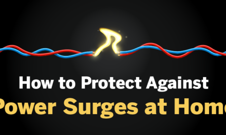 How do voltage stabilizers protect electrical appliances from lightning strikes and power surges?